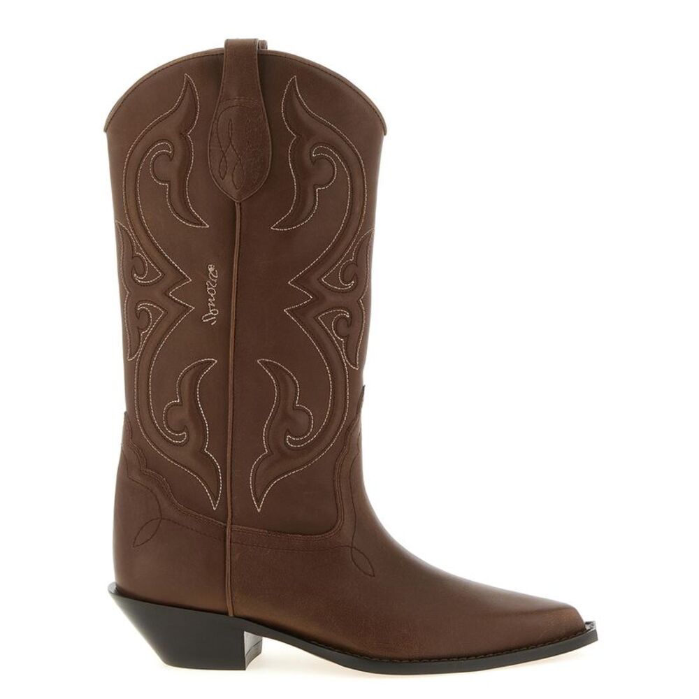Sonora Brown Calfskin Chelsea Women's Boots